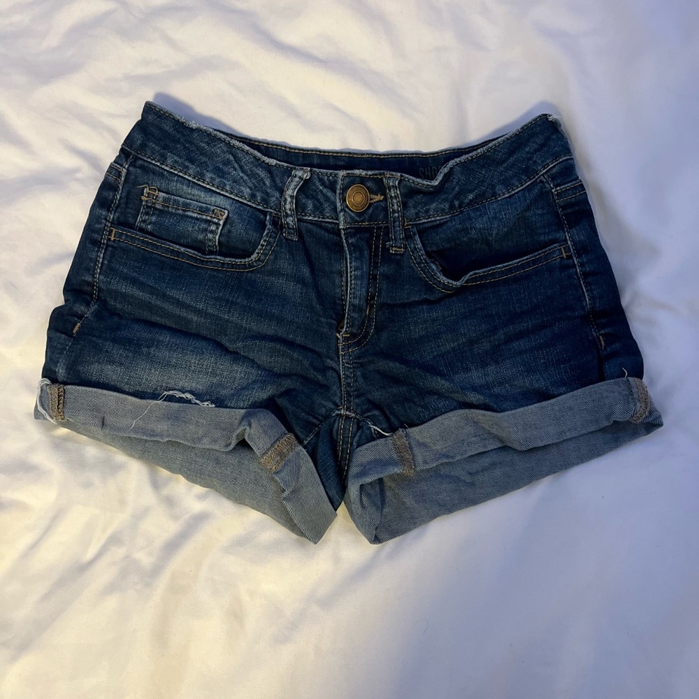 Blue shorts